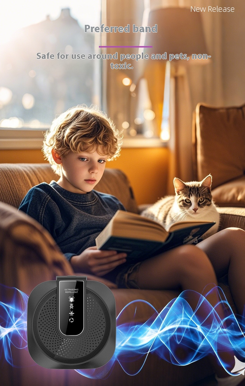 Le répulsif ultrasonique anti-bateaux et anti-rats est puissant - technologie intelligente à 360°