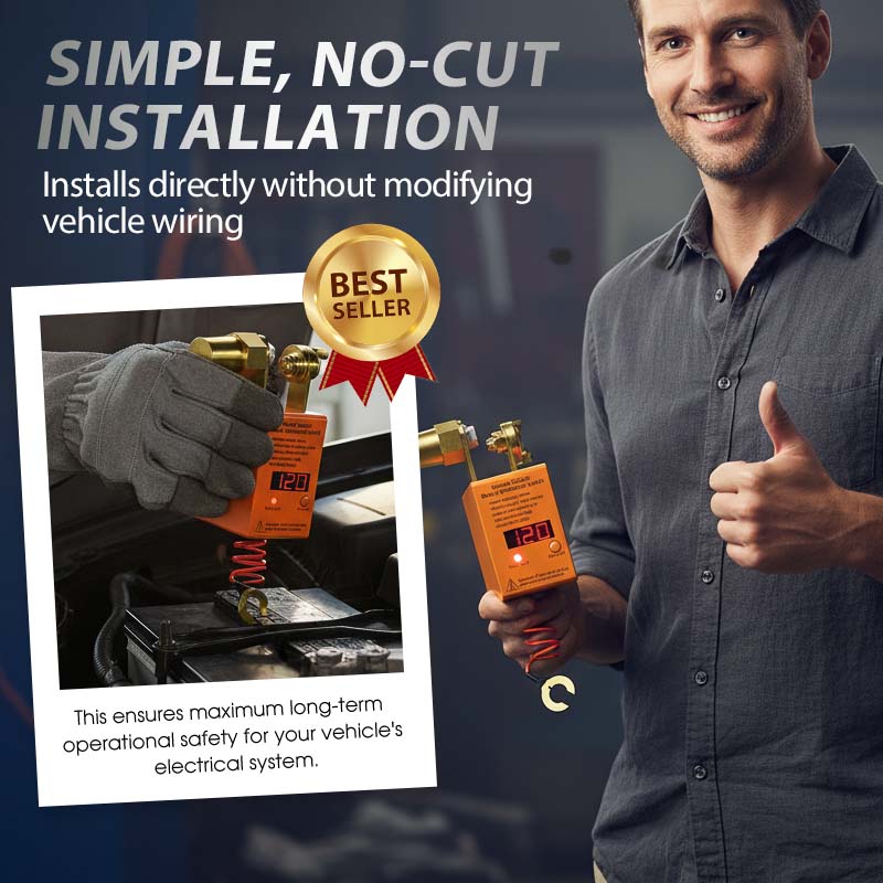 🔥62 % de réduction !⏰ Kit d'interrupteur de déconnexion de batterie de voiture par télécommande