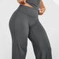 Pantalon extensible doux taille haute pour femme