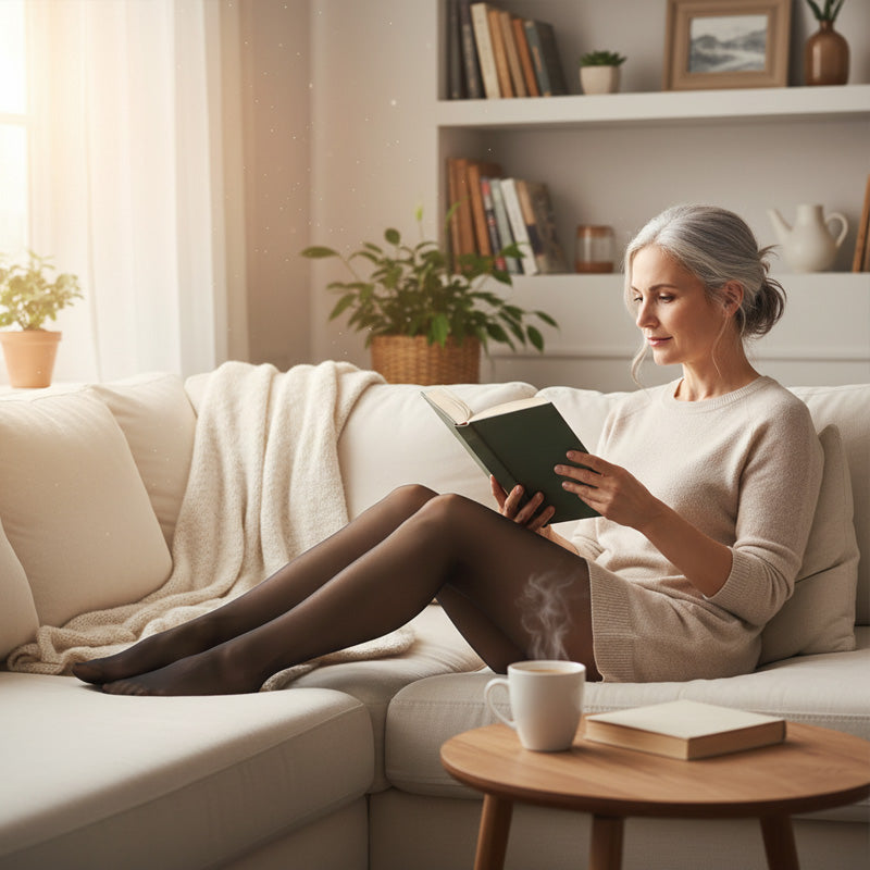 ✨Lot avantageux : bas en dentelle rose brillants 8D + trousse à cosmétiques -💜Vente exceptionnelle 50 % de réduction🔥