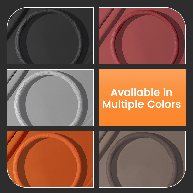 🚗 50% DE RÉDUCTION ! 🎉 Housse de volant en cuir véritable – Design élégant ultra-fin, antidérapante & installation facile sans outil, pour un confort toute saison ! 👋📦