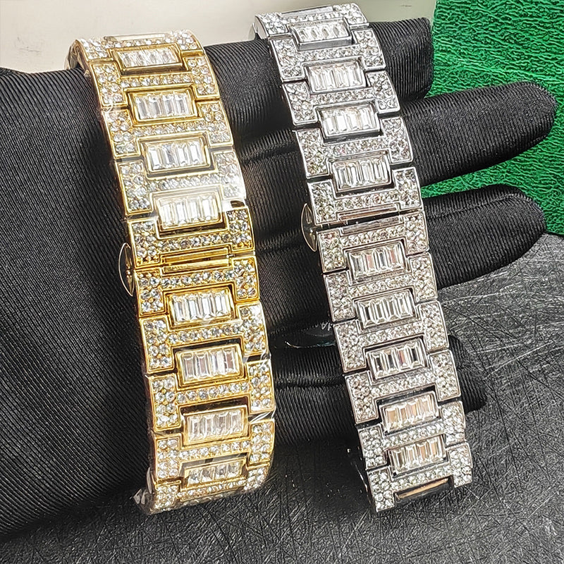 ⌚ 57% de réduction! ✨ Montre Carrée En Strass – Élégante, Brillante & Cadeau Parfait 💝