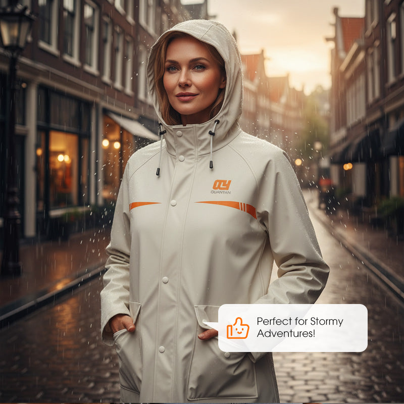 Combinaison imperméable de cyclisme avec capuche