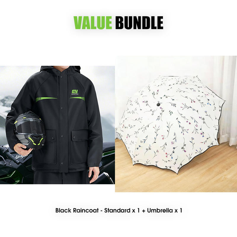 Combinaison imperméable de cyclisme avec capuche