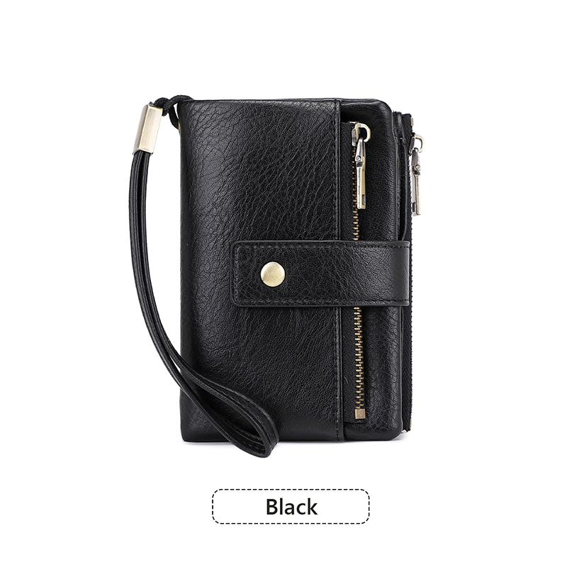 🔥Offre à durée limitée - Portefeuille rétro pour femme avec protection RFID à trois volets