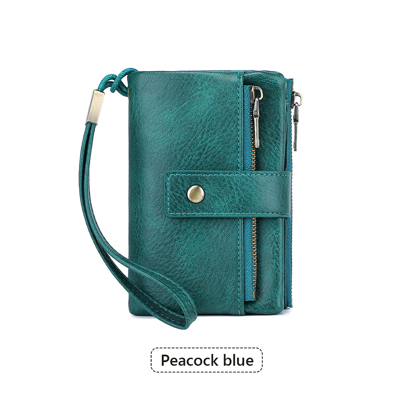 🔥Offre à durée limitée - Portefeuille rétro pour femme avec protection RFID à trois volets