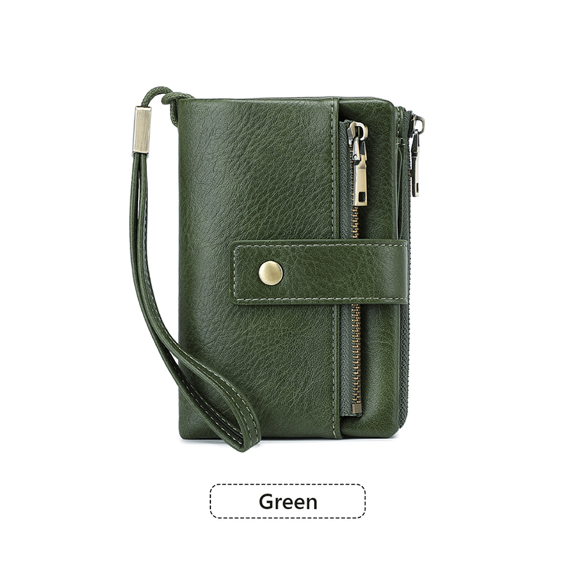 🔥Offre à durée limitée - Portefeuille rétro pour femme avec protection RFID à trois volets