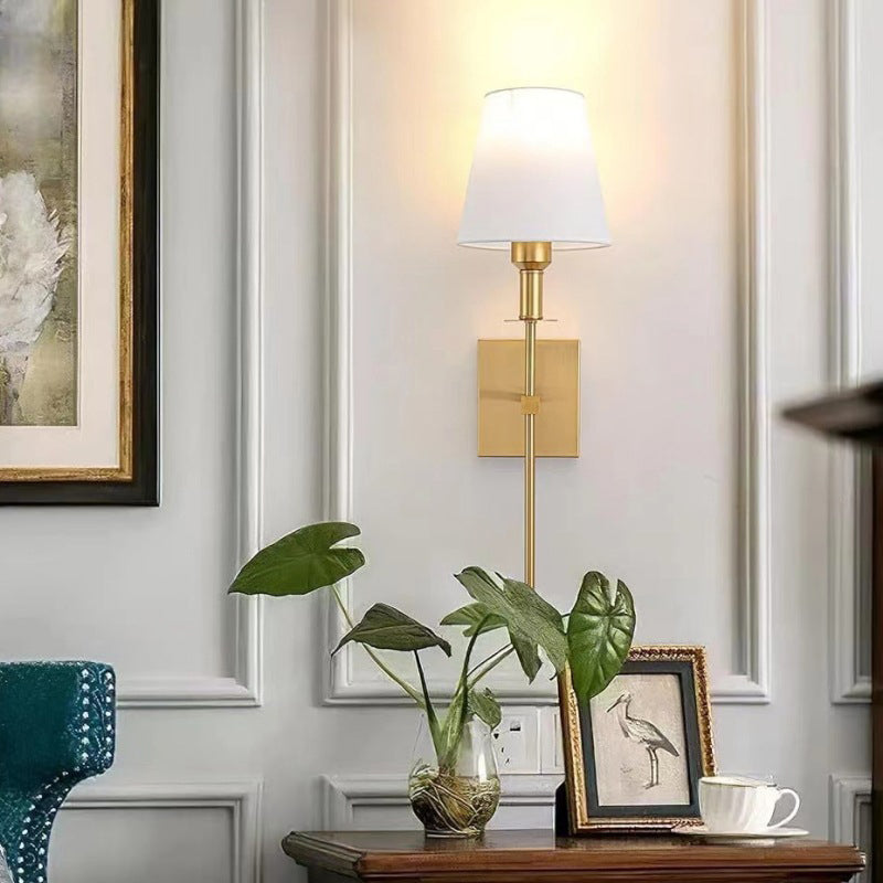 🛋️ Lumière Douce & Accueil Chaleureux - Applique Murale Classique en Toile de Lin - Éclairage d‘Ambiance Apaisant 📌【Promo -60%】