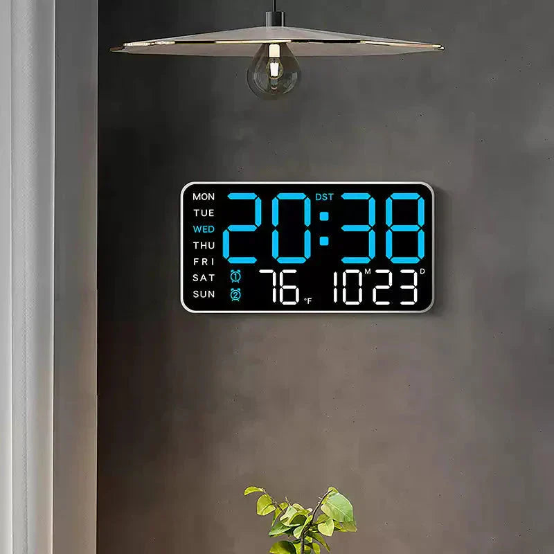 🕰️ 57% DE RÉDUCTION ! 🌲 Horloge Murale Numérique LED – Multifonction, Design Moderne & Affichage Clair pour Décoration Scandinave ✨