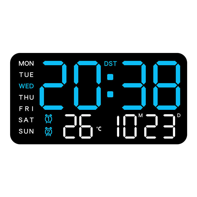 🕰️ 57% DE RÉDUCTION ! 🌲 Horloge Murale Numérique LED – Multifonction, Design Moderne & Affichage Clair pour Décoration Scandinave ✨