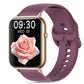 Montre connectée pour femmes et hommes, tracker d'activité physique avec fonction d'appel, montre de fitness avec suivi du sommeil/100 sports/podomètre étanche IP68