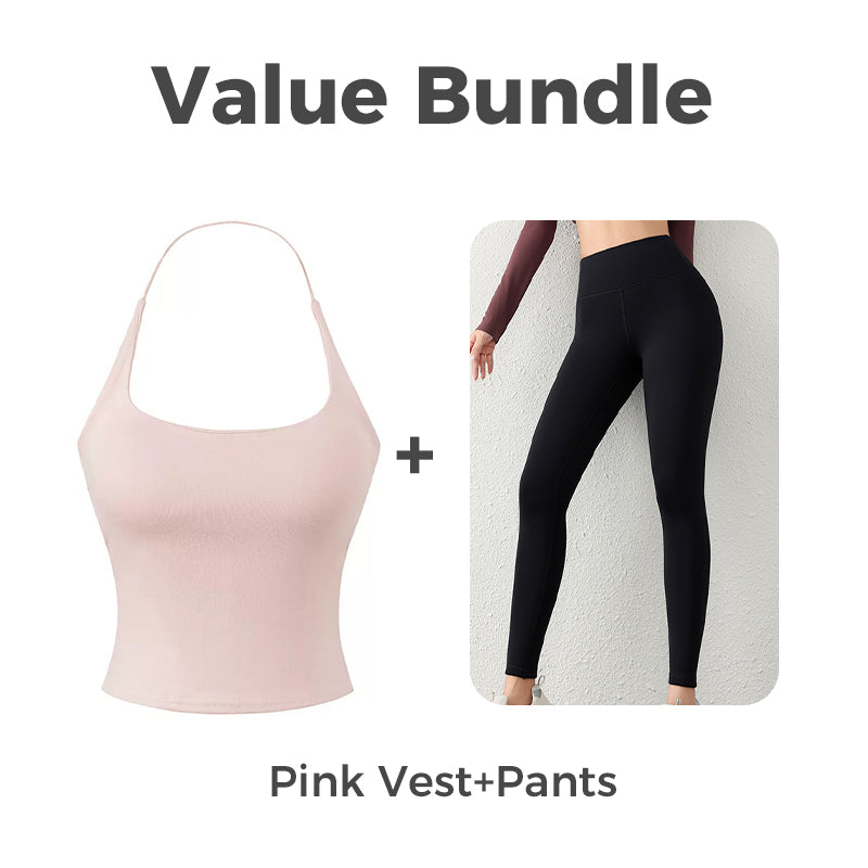 Haut dos nu pour femme avec soutien-gorge intégré