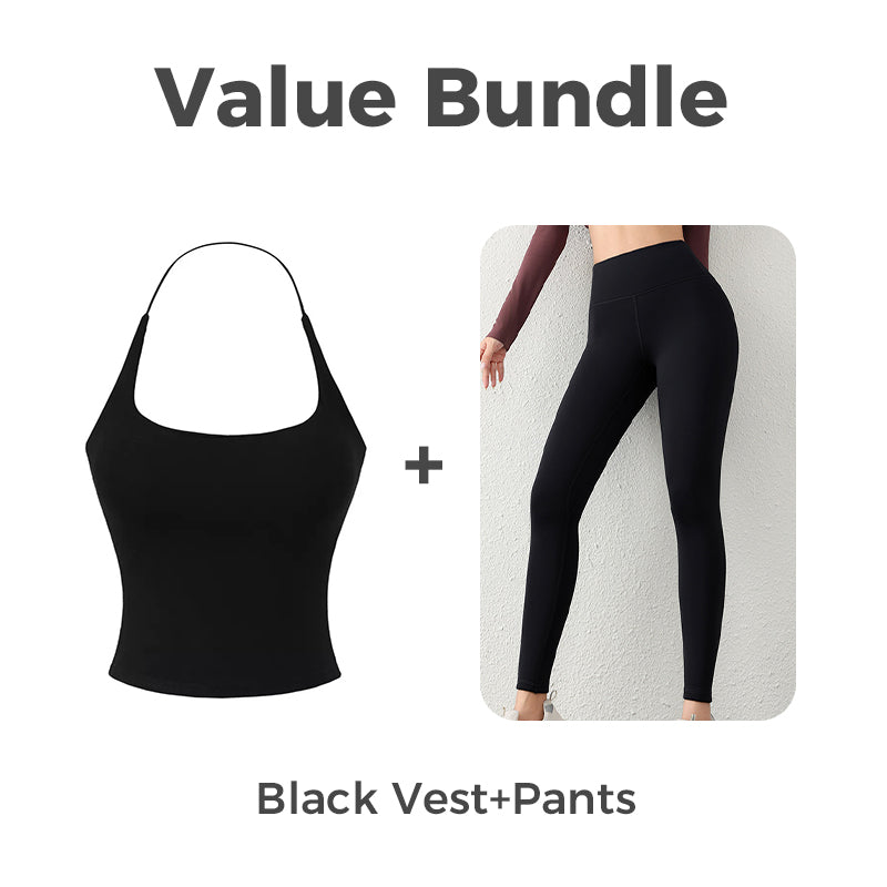 Haut dos nu pour femme avec soutien-gorge intégré