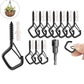 🏠 PROMO LIMITÉE 59% DE RÉDUCTION ! 🔧 Crochets Suspendus à Pression Carrés – Adhérence Forte, Sans Perçage & Organisation Facile ✨