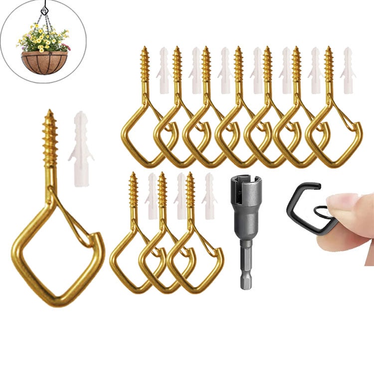 🏠 PROMO LIMITÉE 59% DE RÉDUCTION ! 🔧 Crochets Suspendus à Pression Carrés – Adhérence Forte, Sans Perçage & Organisation Facile ✨