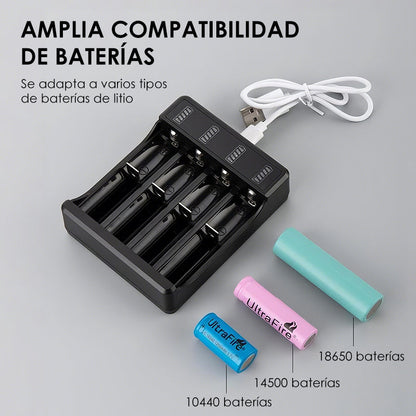 Chargeur de batterie lithium-ion à plusieurs emplacements