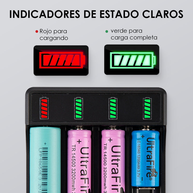 Chargeur de batterie lithium-ion à plusieurs emplacements