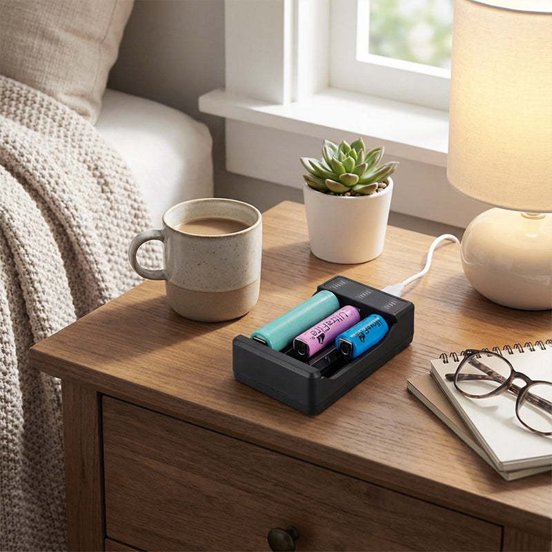 Chargeur de batterie lithium-ion à plusieurs emplacements