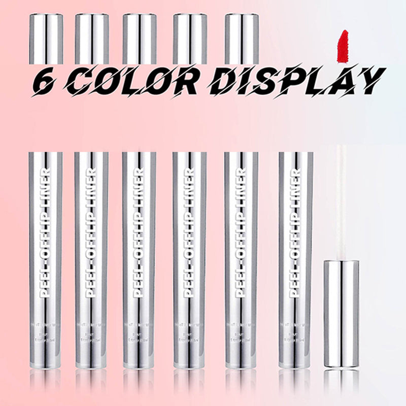 Brillant à lèvres peel-off à couleur longue tenue
