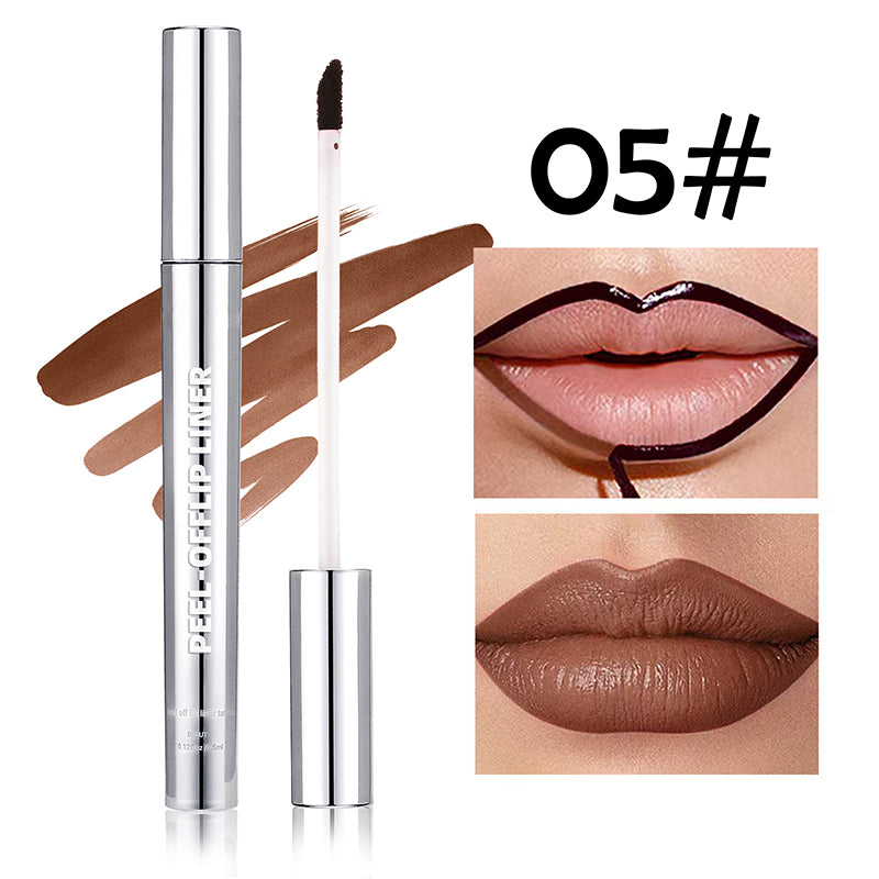 Brillant à lèvres peel-off à couleur longue tenue
