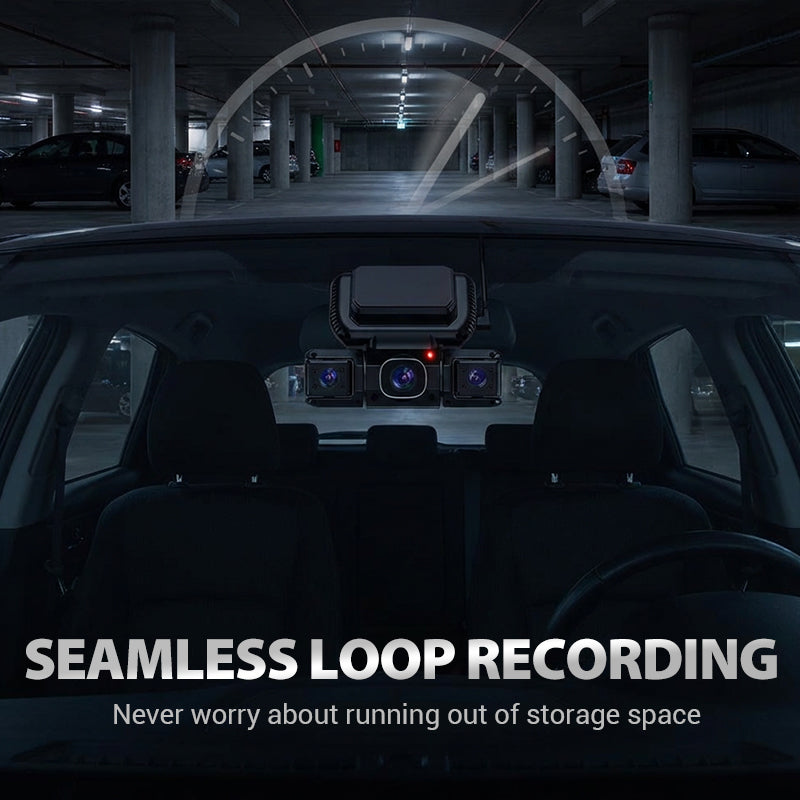 🚘Nouveautés 2026 – 50 % de réduction ! 🚘 Caméra Embarquée 4 Canaux avec WiFi & Vision Nocturne – Enregistrement Avant, Cabine et Arrière en 1080P HD ! 🚗📹