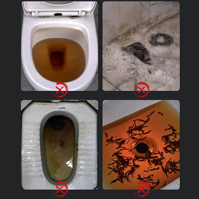 ✨【Dernier jour - 50% de réduction】🔥🔥Débouchage des toilettes à haute pression🔥🔥