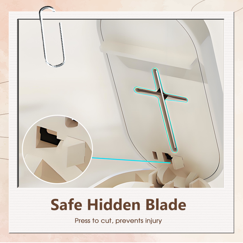 Coupe-comprimés et étui de rangement 2 en 1