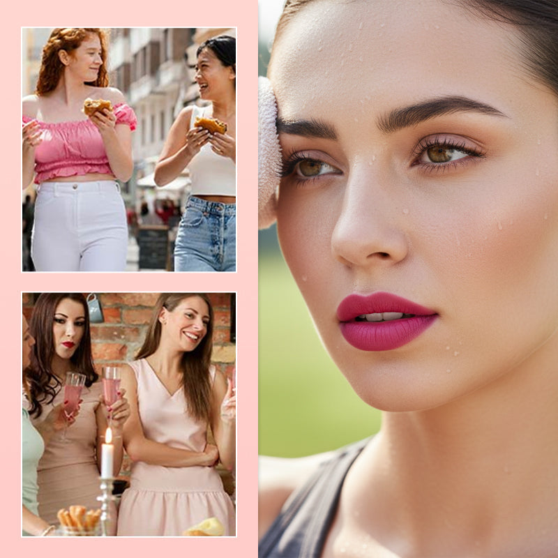 Lot de 6 rouges à lèvres liquides mats effet velours