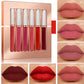 Lot de 6 rouges à lèvres liquides mats effet velours