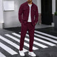 🔥 50% DE RÉDUCTION ! ⏰ Ensemble homme veste boutonnée + pantalon en maille alvéolée – Coupe ample, tissu respirant & style casual élégant 👕👖