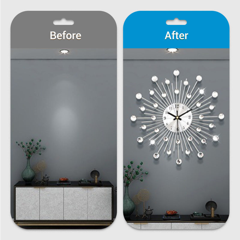 Horloge murale créative pour la décoration du salon