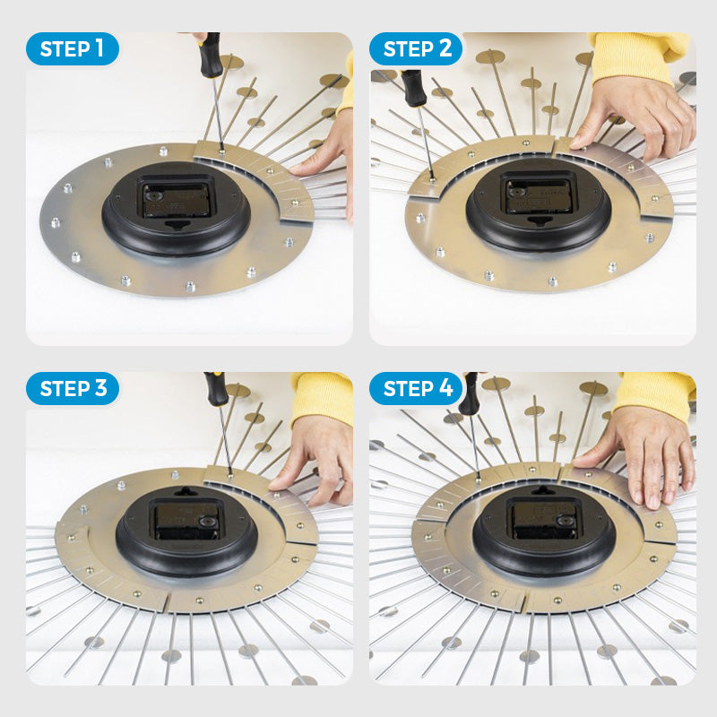 Horloge murale créative pour la décoration du salon