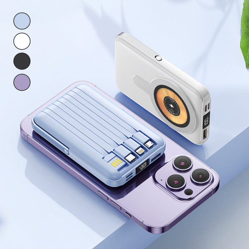 ⚡ Libérez-Vous des Fils｜Power Bank Magnétique Charge Rapide｜Accrochez et Chargez sans Fil ✨【-60%】