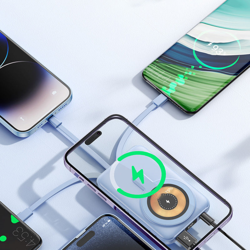 ⚡ Libérez-Vous des Fils｜Power Bank Magnétique Charge Rapide｜Accrochez et Chargez sans Fil ✨【-60%】