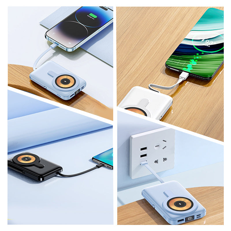 ⚡ Libérez-Vous des Fils｜Power Bank Magnétique Charge Rapide｜Accrochez et Chargez sans Fil ✨【-60%】