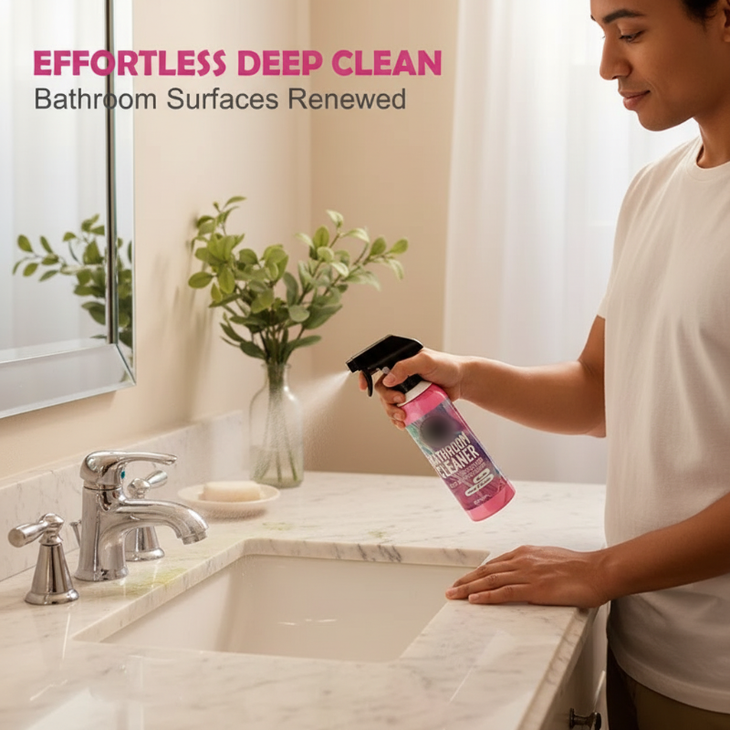 🛁 Le Héros Multitâches | Nettoyant Puissant pour Carrelage | Savon, Calcaire, Moisissure Disparaissent 🧼【-50%】