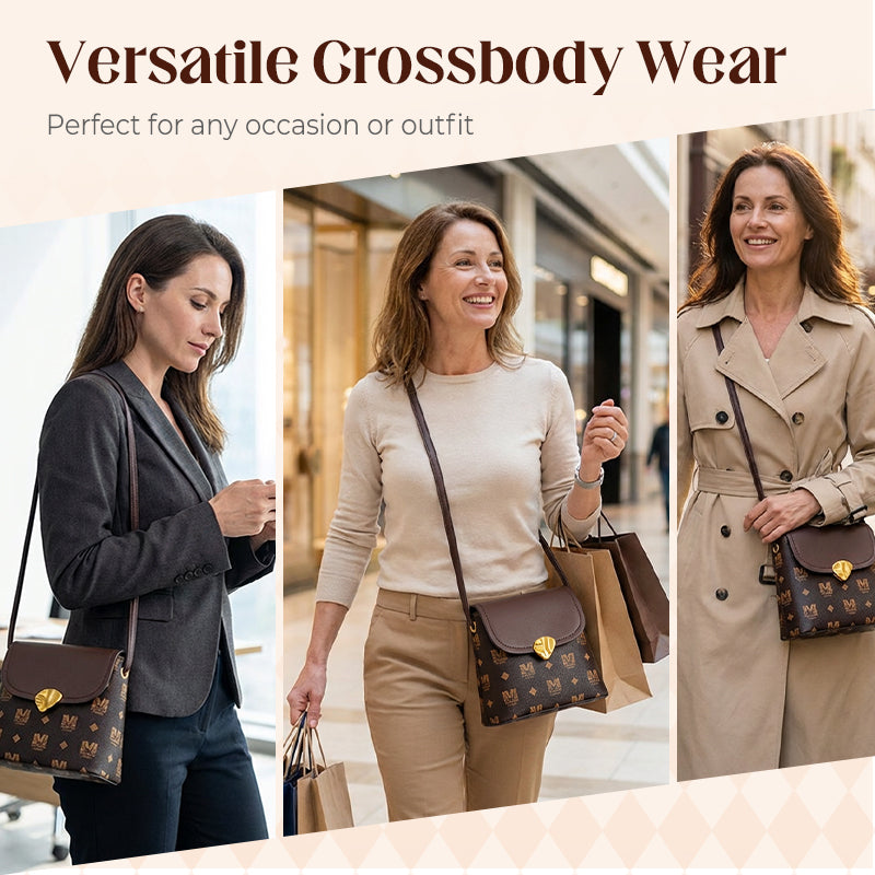 Sac à bandoulière pour femme à motif monogramme