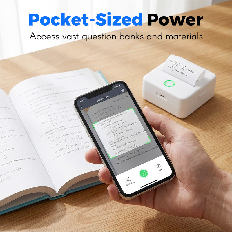 Mini imprimante thermique portable pour les études et les notes
