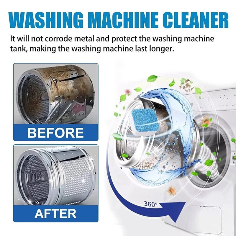 ⚡Plus de 50 000 unités vendues ! 🔥 Pastilles nettoyantes multifonctions pour lave-linge. Tablettes Nettoyantes pour Lave-linge – Anti-tartre, Anti-moisissures & Fraîcheur Immédiate 💧