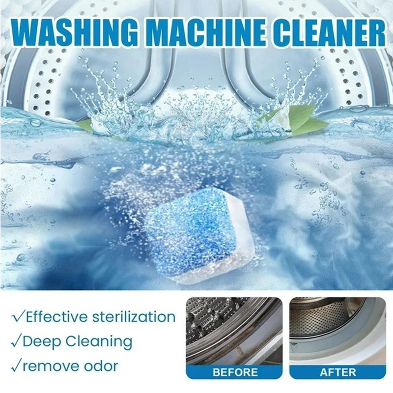 ⚡Plus de 50 000 unités vendues ! 🔥 Pastilles nettoyantes multifonctions pour lave-linge. Tablettes Nettoyantes pour Lave-linge – Anti-tartre, Anti-moisissures & Fraîcheur Immédiate 💧