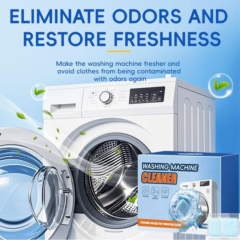 ⚡Plus de 50 000 unités vendues ! 🔥 Pastilles nettoyantes multifonctions pour lave-linge. Tablettes Nettoyantes pour Lave-linge – Anti-tartre, Anti-moisissures & Fraîcheur Immédiate 💧