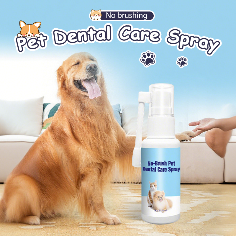 🔥 Nouveautés 2026 : 50 % de réduction pour une durée limitée !🔥Spray dentaire sans brosse pour animaux de compagnie