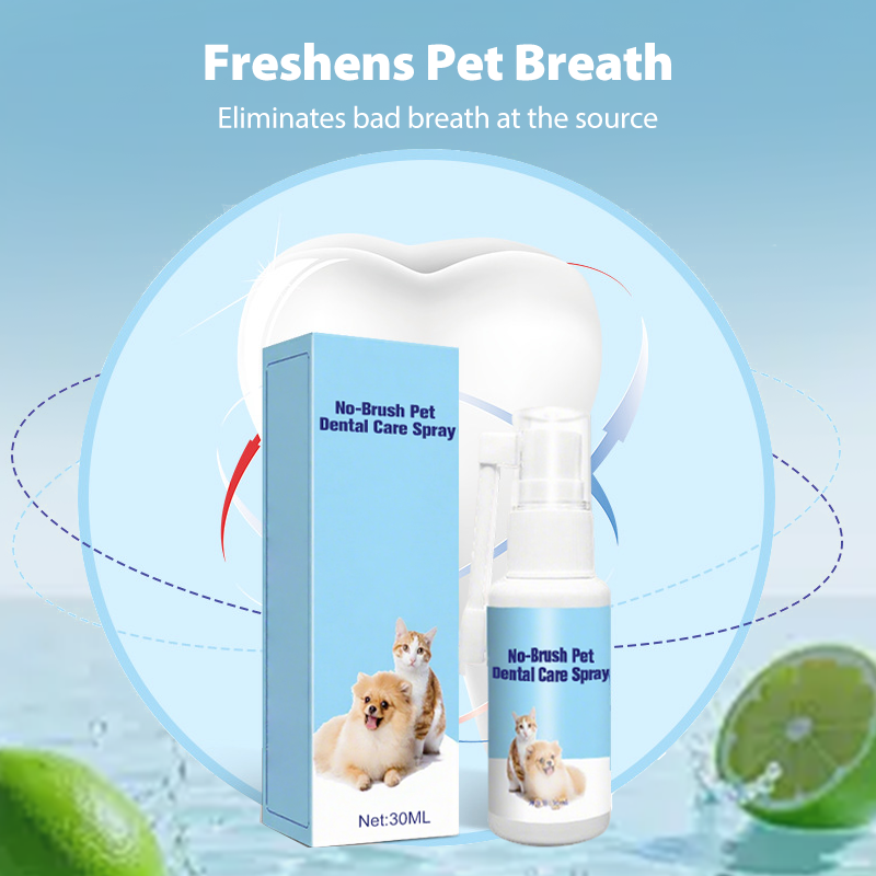 🔥 Nouveautés 2026 : 50 % de réduction pour une durée limitée !🔥Spray dentaire sans brosse pour animaux de compagnie