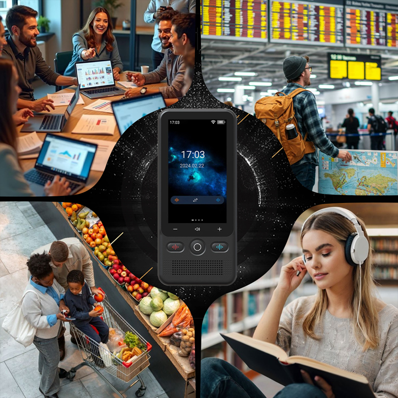 📢⏰📲 PROMO -50% ! Traducteur Portable 2-en-1 – 138 Langues Hors Ligne, Traduction Photo/Voix, Écran 3" (Autonomie Longue)