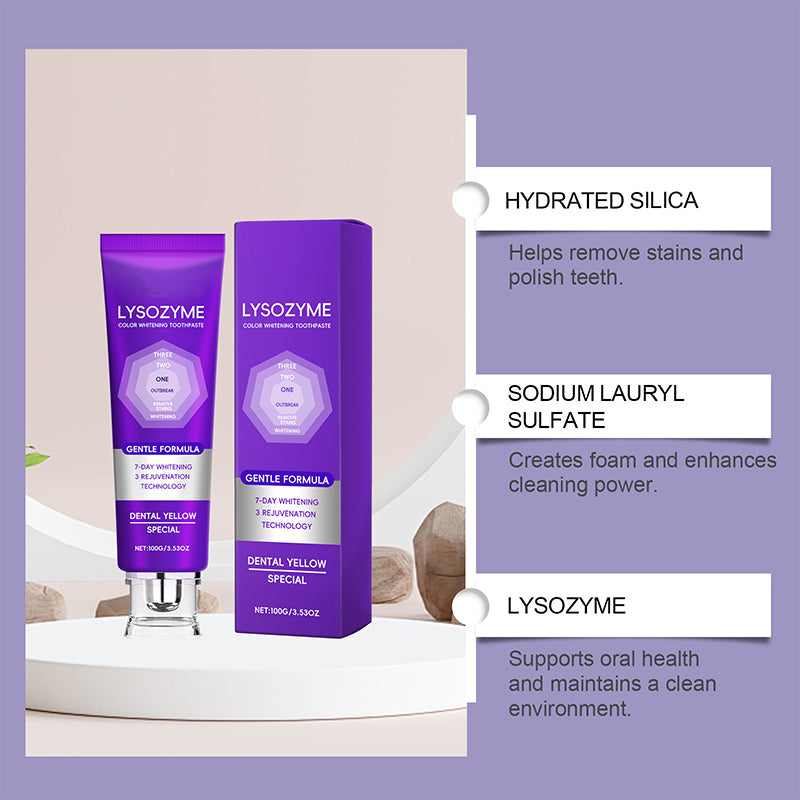 Dentifrice blanchissant pour les dents