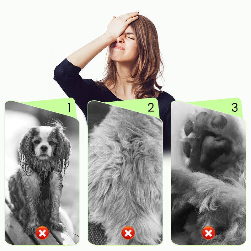 Gants Nettoyants Doux Sans Rinçage pour Animaux