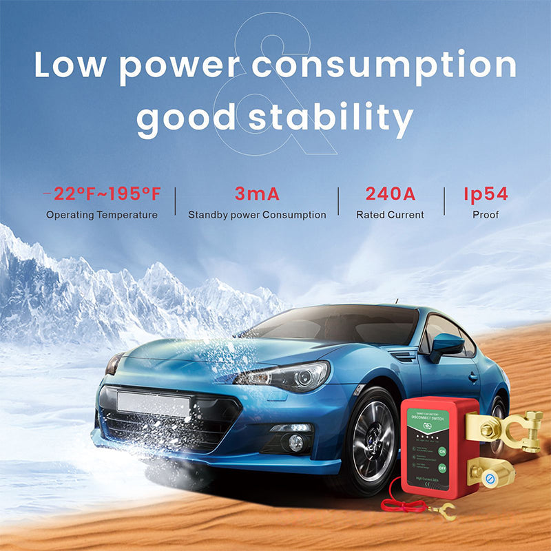 ⚡ Remise de 50 % à durée limitée 🔋🚗 Interrupteur de déconnexion de batterie de voiture à télécommande 12 V/24 V | Conception antivol et économe en énergie ✅