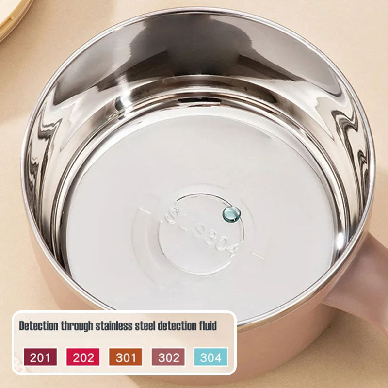 ⏳ 50 % DE RÉDUCTION💕Bol à nouilles instantanées multifonctionnel en acier inoxydable 304, grande capacité, anti-brûlure