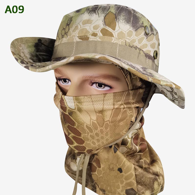 💎 50% DE RÉDUCTION ! 💎 Chapeau de Pêche Camouflage 2 en 1 avec Masque – Protection UPF 50+, Amovible & Respirant 🎣☀️