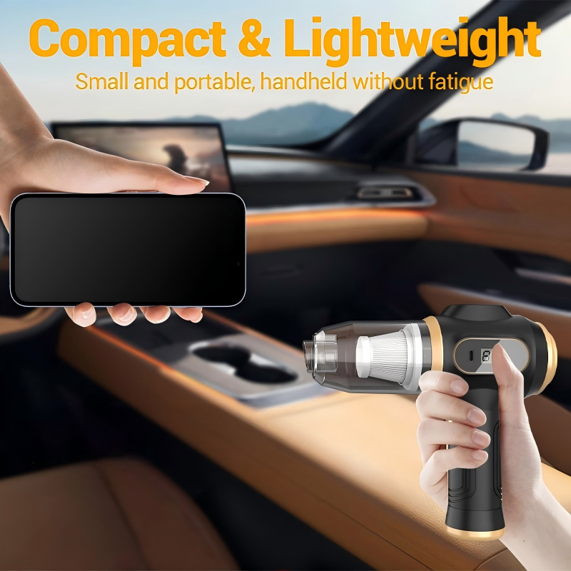🔋🧹 Cordless Car Handheld Vacuum Cleaner 4-in-1 💨✨ – powerful, compact & versatile for car & home.